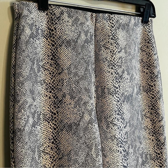 Zara Snake Print Leggings faux leather/coated